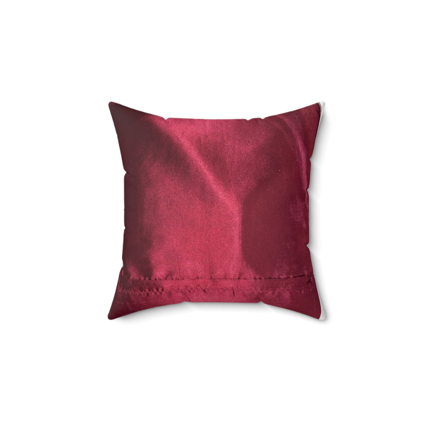 Red Leaf Design Throw Pillows Indian Silk Set of 2 18x18 Silk Leaf Design Pillowcases