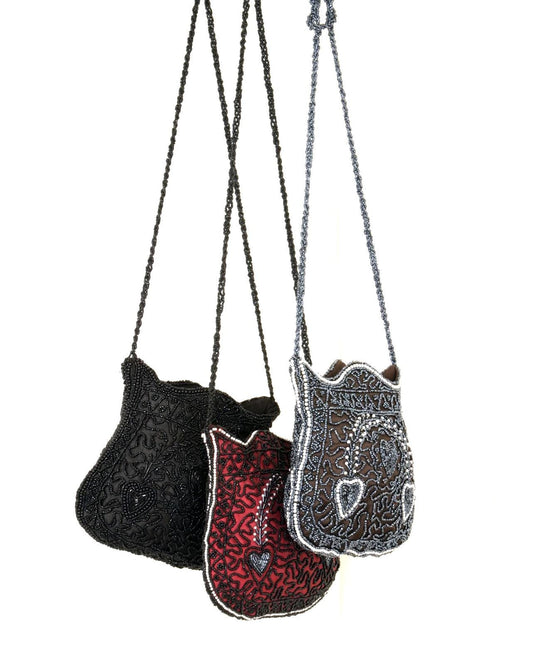 Beaded Shoulder Bag Wedding Party Clutch Indian Purse Messenger Bags